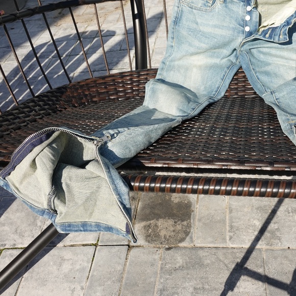 MNML.LA LIGHT BLUE JEANS 30W 34L - Picture 3 of 8